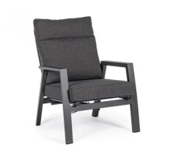 Clearance Fauteuil inclinable KLEDI - Anthracite - BIZZOTTO