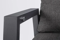 Clearance Fauteuil inclinable KLEDI - Anthracite - BIZZOTTO