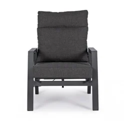Clearance Fauteuil inclinable KLEDI - Anthracite - BIZZOTTO