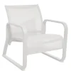 Discount Fauteuil lounge en aluminium blanc PROLOISIRS Quenza II