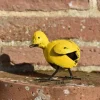 CHOUETTE & CO Figurine décorative poussin coloris jaune en métal