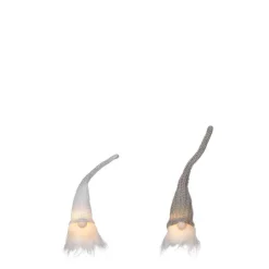 Outlet EDELMAN Figurine gnome avec LED - 6 x 5,5 x 26 cm