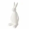 Hot BOLTZE Figurine lapin en dolomite blanc Holly M - 8,9 x 9 x 19,5 cm