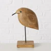 New BOLTZE Figurine oiseau en manguier naturel Tico - 16 x 7 x 24 cm