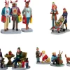 New LEMAX Figurine pour village de Noël thème Faire du shopping toute la journée