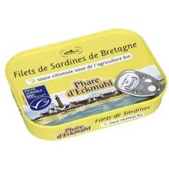 Best PHARE D'ECKMÜHL Filets de sardines sauce citronnée bio.100 g