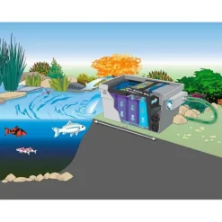 Sale BLUE CORAL Filtre de bassin UV et pompe bio, OASE BioTec ScreenMatic 2 Set 40000