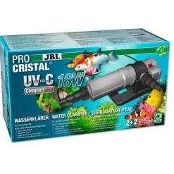 BLUE CORAL Filtre UV compact pour aquarium et bassin, 18 Watts, JBL ProCristal UV-C