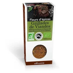 AROMANDISE Fleurs d’épices grillades de viandes 40 g