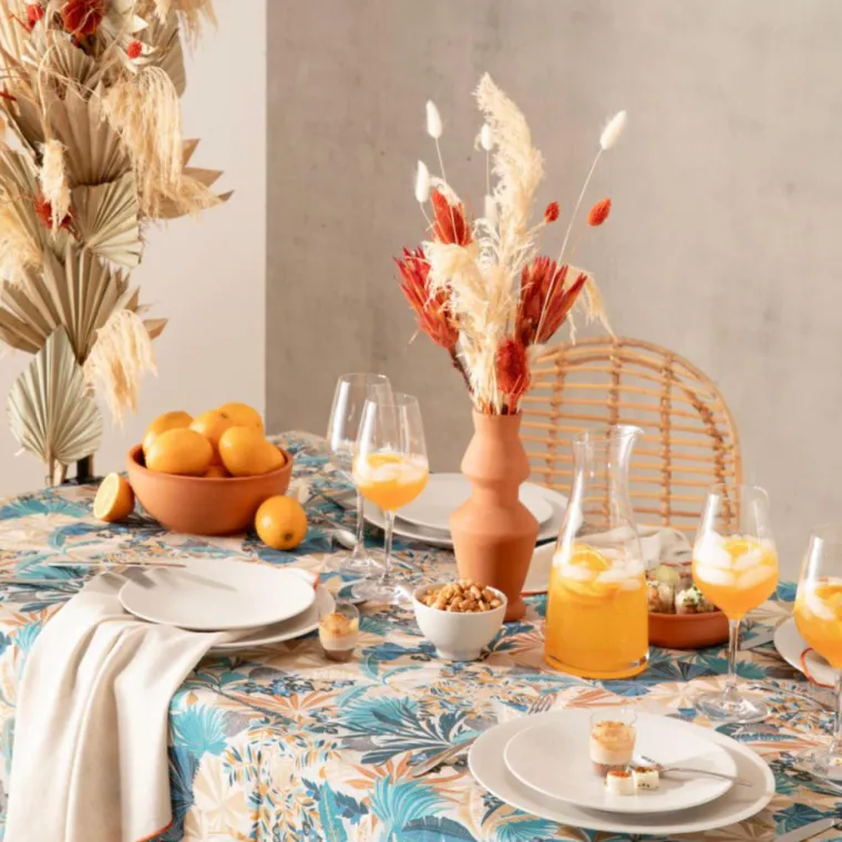 Outlet NATURALYS Fleurs séchées coloris blanc lagure