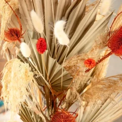 Outlet NATURALYS Fleurs séchées coloris blanc lagure