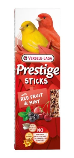 Hot VERSELE LAGA Friandises pour canaris Prestige Sticks Fruits Rouges & Menthe - 2 x 30 g