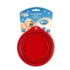 EUROPET Gamelle de voyage pour chien en silicone coloris rouge Duvoplus - 500 ml