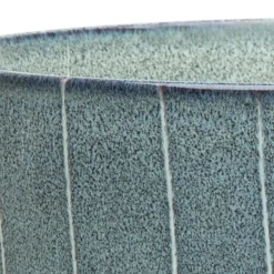 SCRUFFS Gamelle pour chat en grès coloris gris avec rayures Reactive Glaze - 13 x 13 x 3 cm