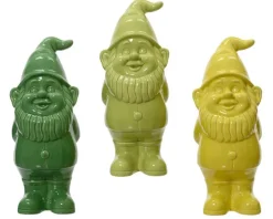 KAEMINGK Gnome décoratif en céramique - 15 x 14 x 34,5 cm