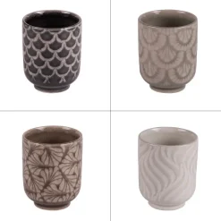 Clearance BASTIDE Gobelet en gré multicolore Eyran - 16 cl (Livré aléatoirement parmi 4 modèles assortis)