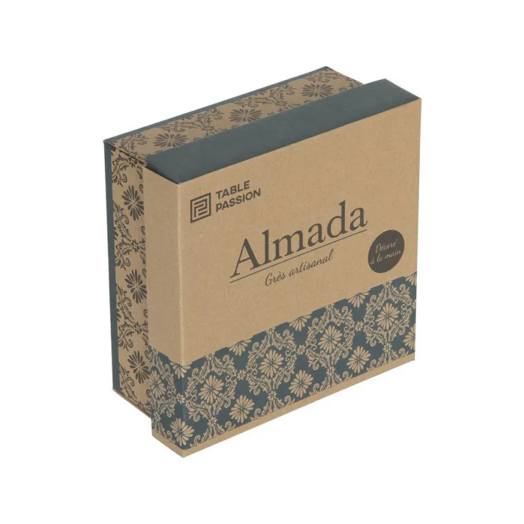 Outlet BASTIDE Gobelets en grès bleu peints à la main Coffret Almada - 4 x 15 cl
