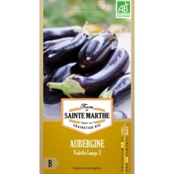 Online FERME DE SAINTE MARTHE Graines de Aubergine violette bio Ferme Sainte Marthe - graines à semer