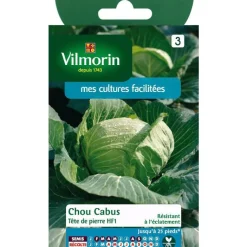Sale VILMORIN Graines de choux cabus tête de pierre HF1 - graines à semer