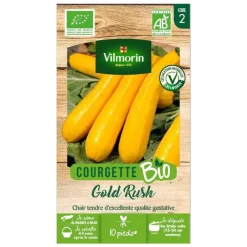 Hot VILMORIN Graines de courgette gold rush longue jaune bio - graines à semer