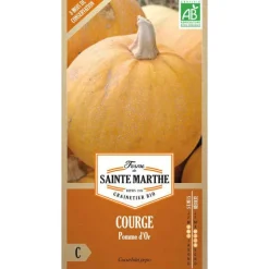 FERME DE SAINTE MARTHE Graines de courgette pomme d'or bio - graines à semer
