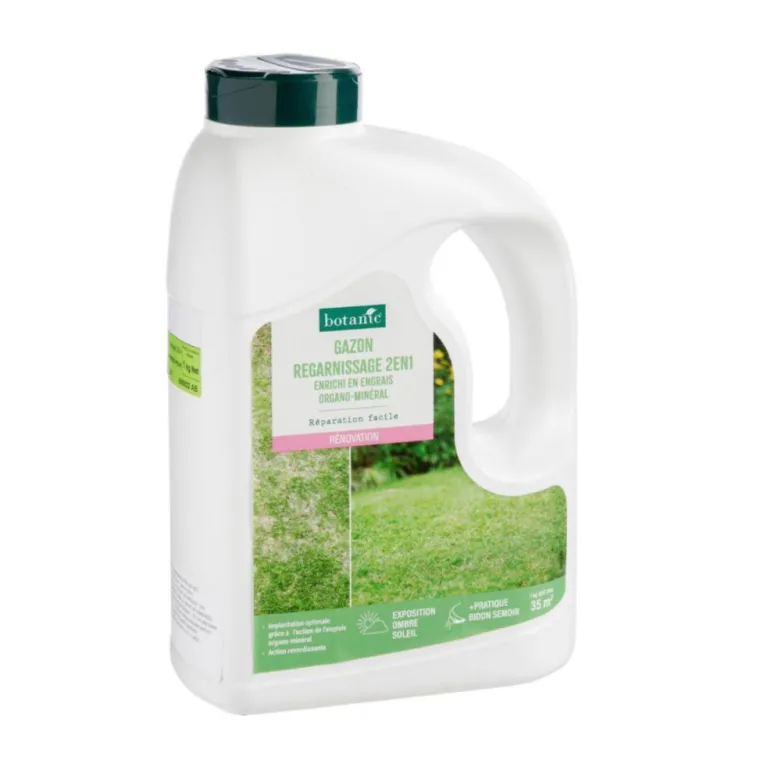 Online BOTANIC® Graines de gazon à semer de regarnissage pour rénovation - 1 kg