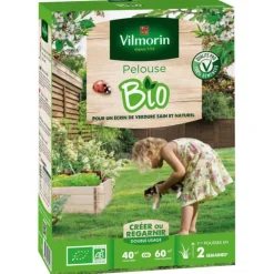 Discount VILMORIN Graines de gazon à semer pelouse naturelle bio - 1 kg