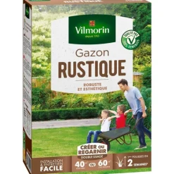 Best VILMORIN Graines de gazon à semer rustique - 1 kg