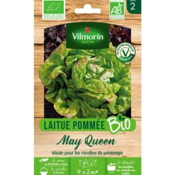 Clearance VILMORIN Graines de laitue may queen bio - graines à semer