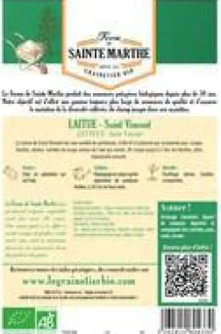Clearance FERME DE SAINTE MARTHE Graines de Laitue Saint Vincent bio - 500 graines à semer