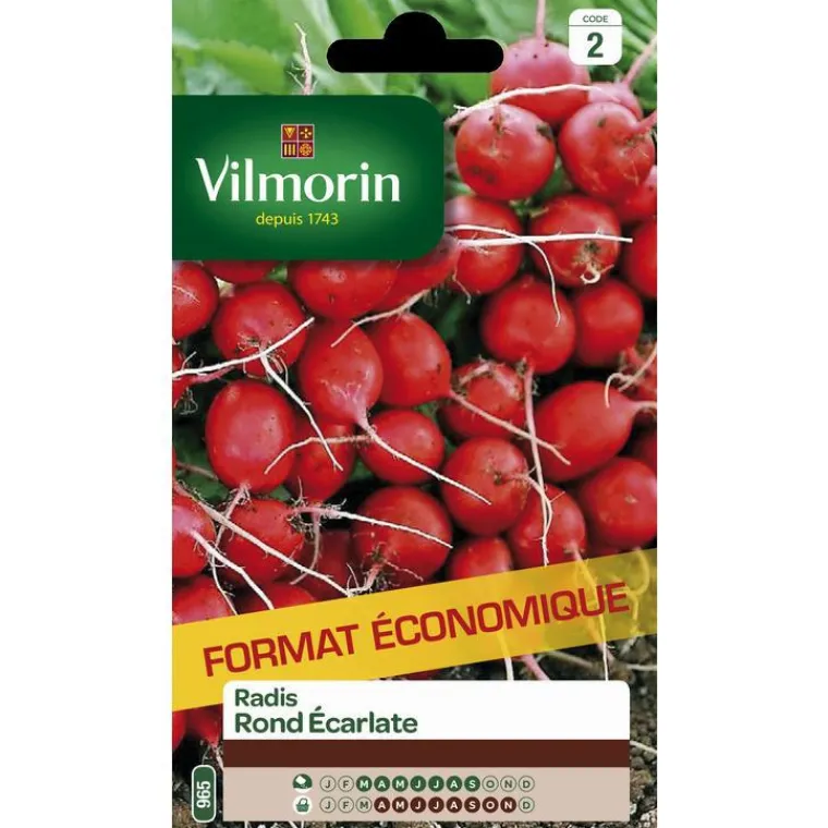 Online VILMORIN Graines de radis écarlate - graines à semer