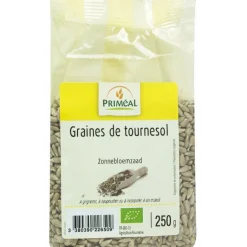 New PRIMÉAL Graines de tournesol bio en sachet de 250 g