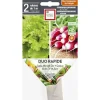 Clearance ERNEST TURC Graines présemées Duo rapide Salade et Radis bio - 2 rubans de 1 m