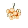 Hot Grappe boule coloris or en verre - Ø 2 cm
