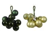 Best KAEMINGK Grappe de boules en verre uni vert ou pistache - Ø 2 cm