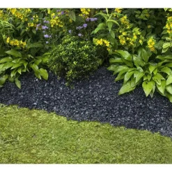 Sale BOTANIC® Graviers de marbre noir ébène de calibre 15 à 25 mm en sac de 20 kg