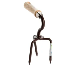 Sale BOTANIC® Griffe écologique 3 dents en bois et acier