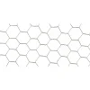 Clearance NORTENE Grillage Galvanex maille hexagonale 1,9 cm Métal galvanisé Gris L5 m x H50 cm