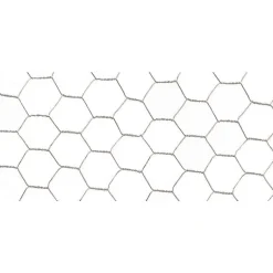 New NORTENE Grillage Galvanex maille hexagonale 1,9 cm Métal galvanisé Gris L5 m x H100 cm