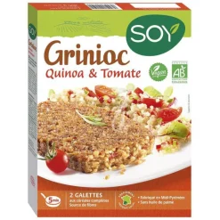 Sale SOY Grinioc au quinoa et à la tomate bio 200 g