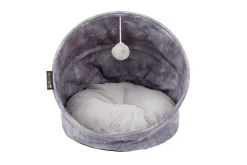 Sale SCRUFFS Grotte pour chat gris Kensington – Taille 44 x 44 x 48 cm