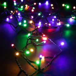 Online Guirlande lumineuse LED à lumière animée multicolore sur secteur - 20 m