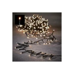 Hot Guirlande lumineuse LED à lumière animée blanc chaud sur secteur - 7,4 m