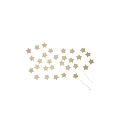 Outlet Guirlande étoiles jaune or 3 m