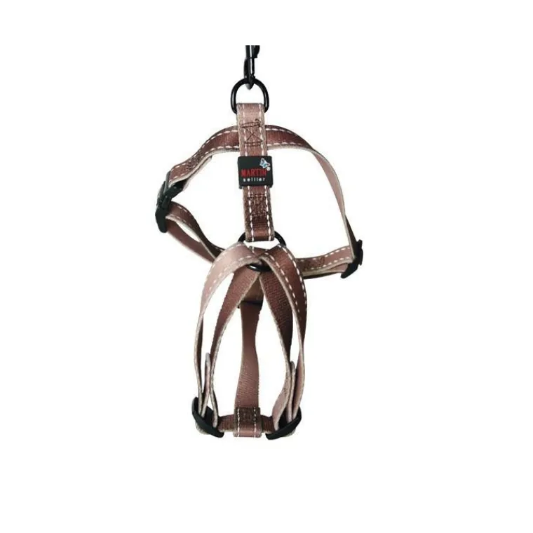 Discount MARTIN SELLIER Harnais nylon choco 50/70cm