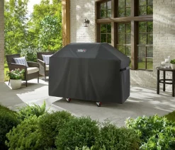 Sale WEBER Housse de protection pour plancha Genesis II 300 serie coloris noir en polyester - 110 x 65 cm