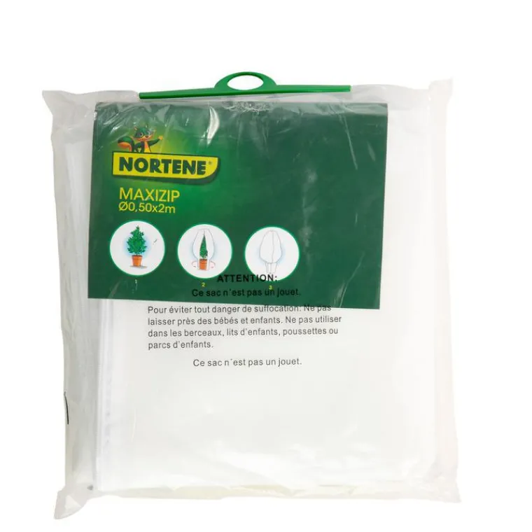 Hot NORTENE Housse Maxizip coloris blanc 2 m