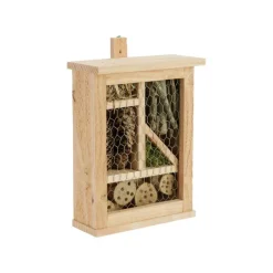 Outlet BOTANIC® Hôtel à insectes carré en bois coloris naturel