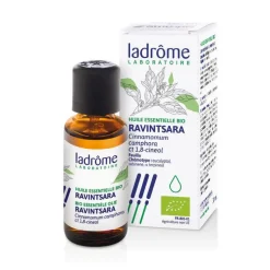 LABORATOIRE LADRÔME Huile essentielle bio Ravintsara. Le flacon de 30 ml