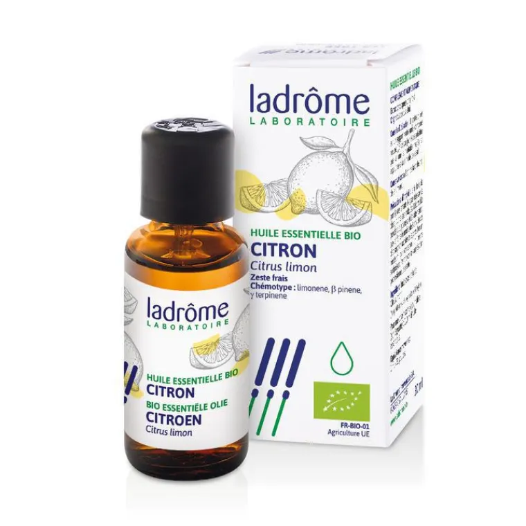 New LABORATOIRE LADRÔME Huile essentielle de citron (citronus limonum). Le flacon de 30 ml